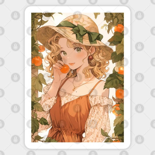 Cute anime girl Clementine Lover Cute Anime Garden Anime Girls